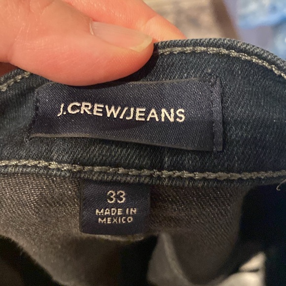 Women’s J.Crew, dark blue denim high-rise toothpick jeans size 33 - Picture 7 of 9
